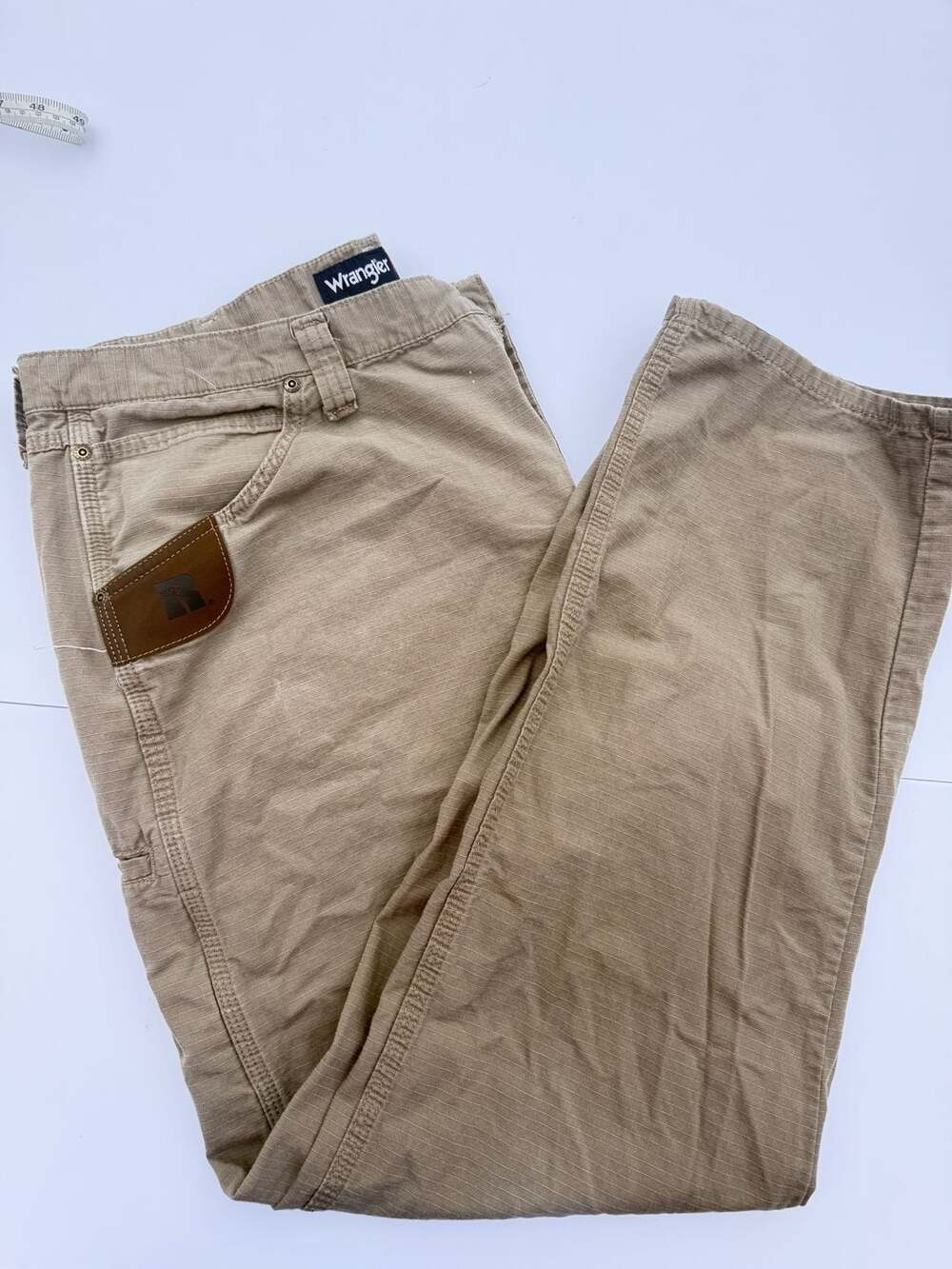 Wrangler Riggs Workwear Ripstop Ranger Cargo Pants Size 40x32 Tan